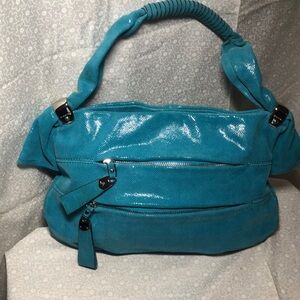 B. Markowsky Leather Turquoise Bag